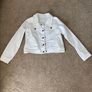 Girls white jean jacket (Target: Cat and Jack)